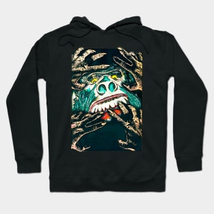 Fear, monster and hands of horror Hoodie